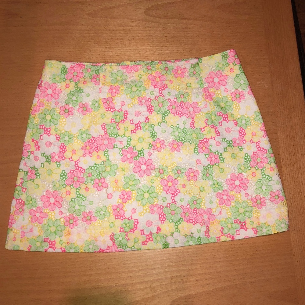 Lilly Pulitzer Lacy Flower Skirt